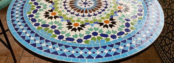 Styling Ideas: Moroccan tiled Tables in Modern Interiors