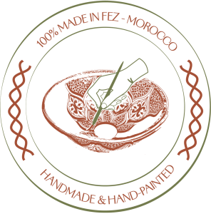 Handmade Moroccan pottery