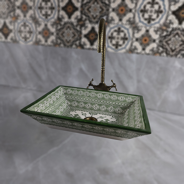 Moroccan Ceramic Vessel Sink