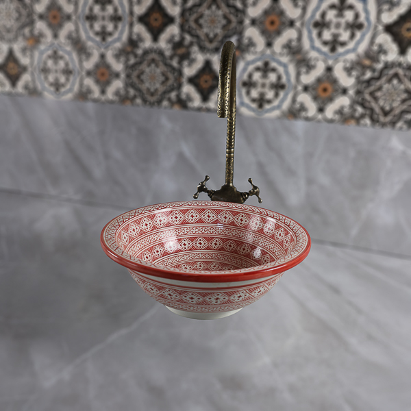 Moroccan Bowl Ceramic Basin