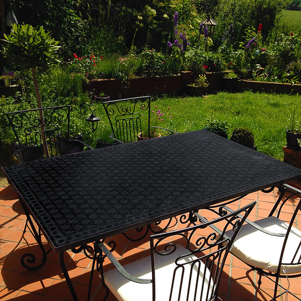 Black mosaic table