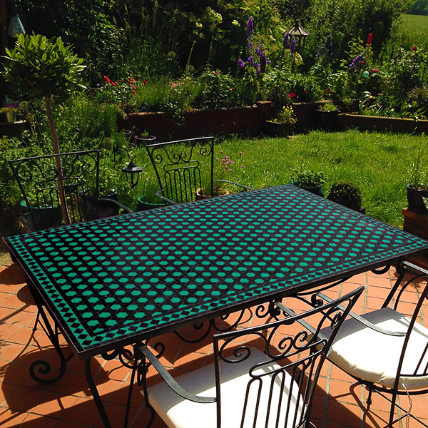 Handmade mosaic table