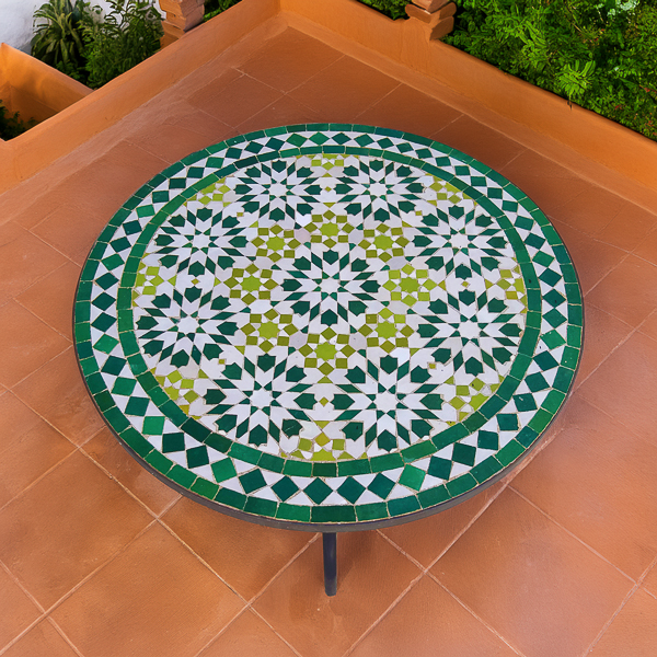 Mosaic art table