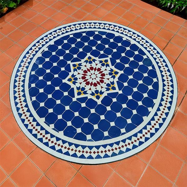 Mosaic coffee table